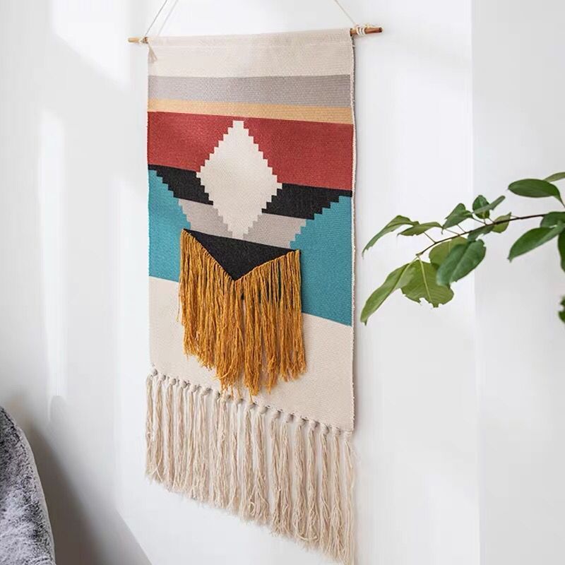 Hanging tassel tapestry Treasure of gems