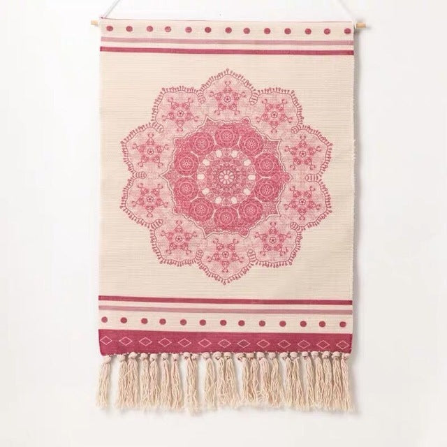 Hanging tassel tapestry Treasure of gems