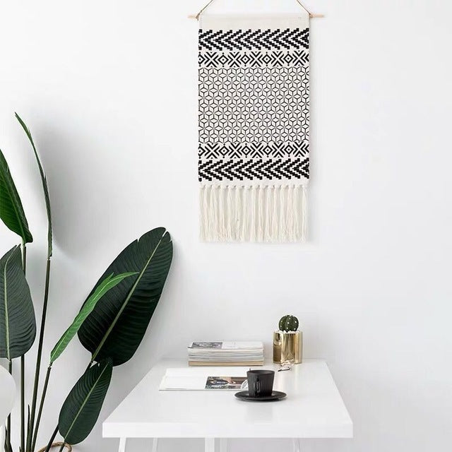 Hanging tassel tapestry Treasure of gems