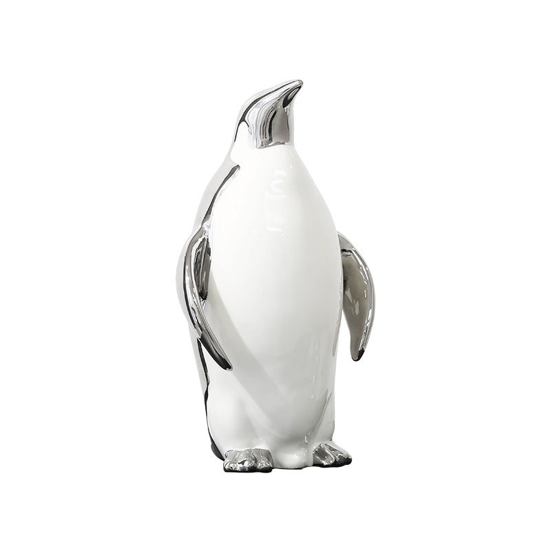 Penguin Ceramic Decoration Living Room Entrance TV Cabinet Home Decoration Treasure of gems