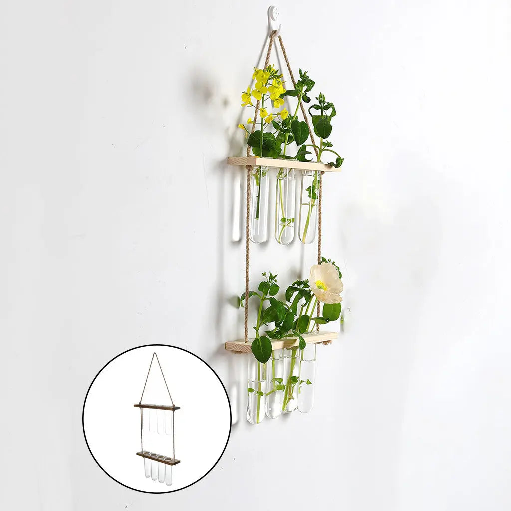 Wall Hanging Terrarium Flower Glass Planter Propagator for Plant Garden Treasure of gems