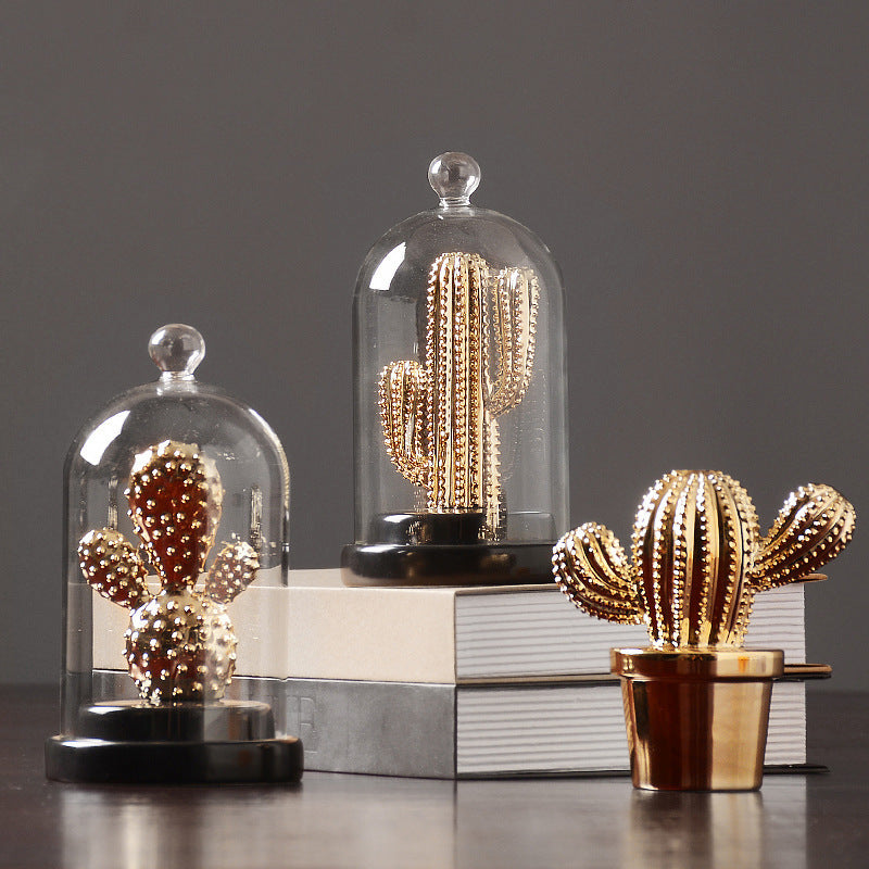 Cactus Ceramic Handicraft Ornaments Living Room Handicraft Home Decoration Treasure of gems