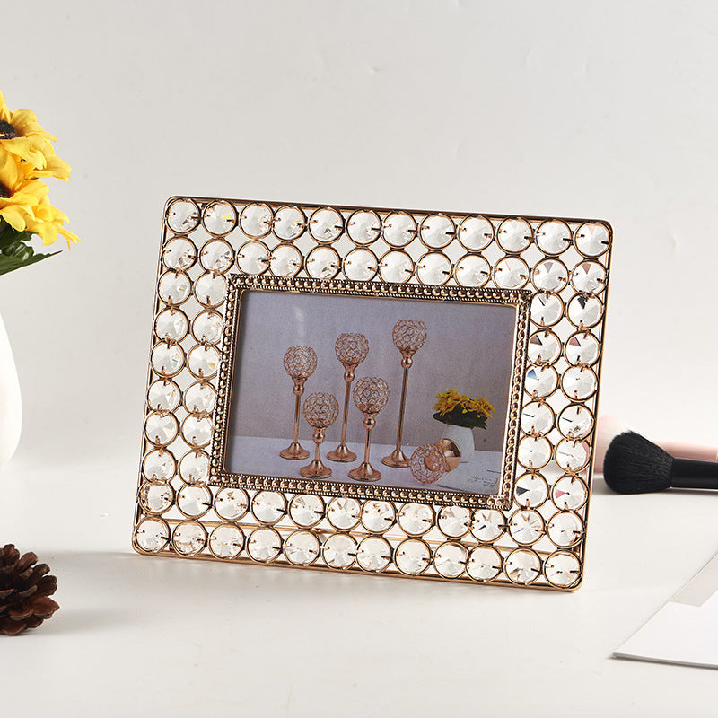 New Nordic Light Luxury Crystal Photo Frame Treasure of gems