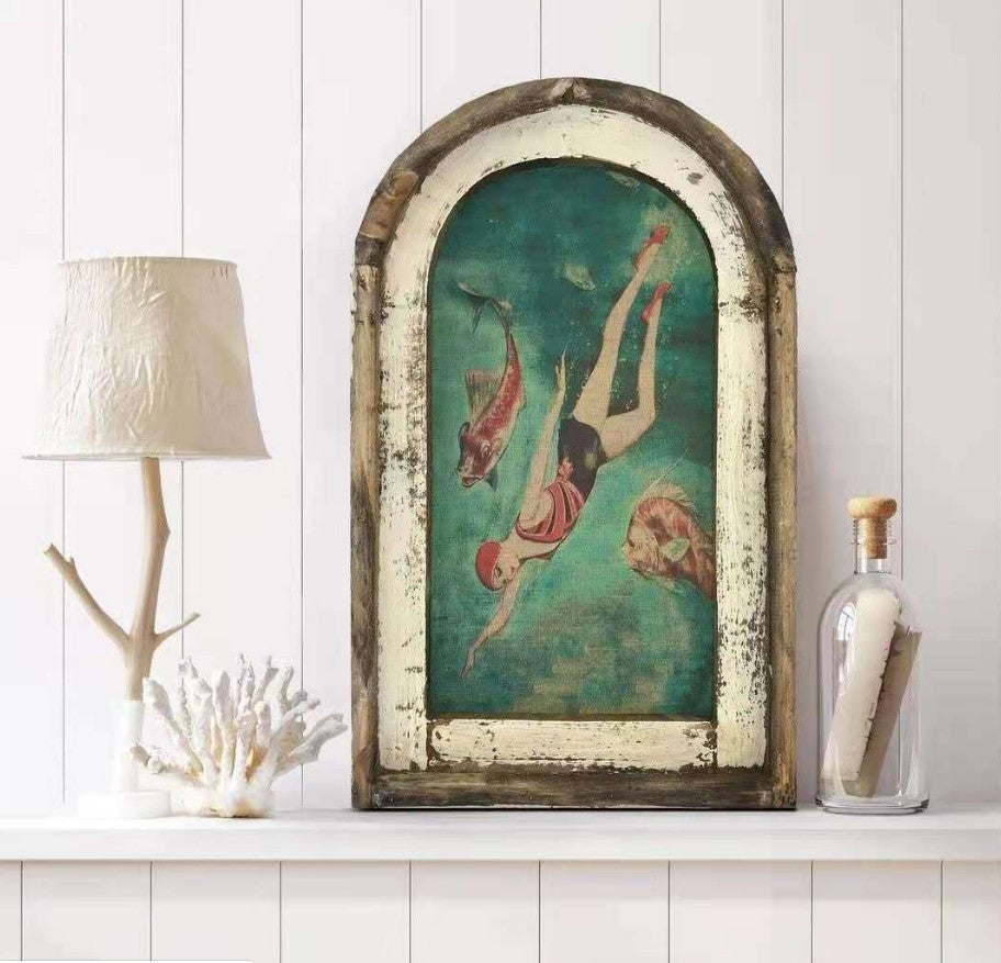 Swimming Wall Decorative Art Mural Wall Art Treasure of gems